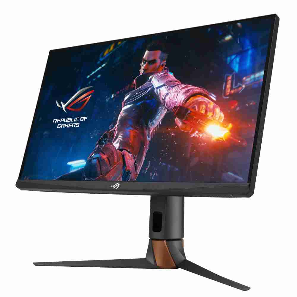 华硕ASUS ROG Swift 360Hz PG27AQN，，，，采用财神娱乐全新可支持ULMB2技术的高阶电竞显示器，，，为电竞玩家打造突破以往的急速游戏体验。。。（图片来源：ASUS提供）